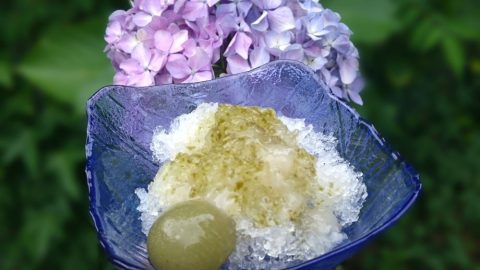 夏本番！山椒シロップでかき氷がおすすめです!